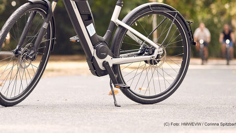 Räder eines E-Bikes
