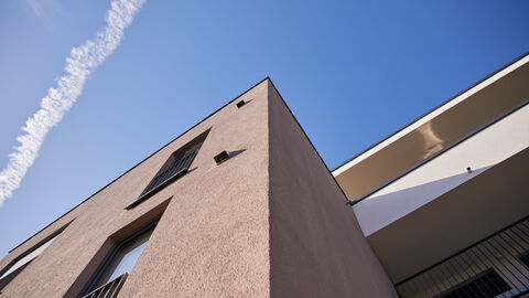 Neubau Nahaufnahme eines Neubaus