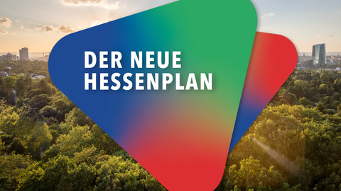Schriftgrafik: Der neue Hessenplan