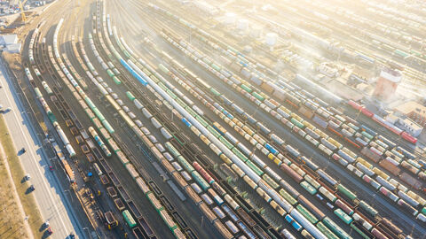 Güterverkehr auf der Schiene
