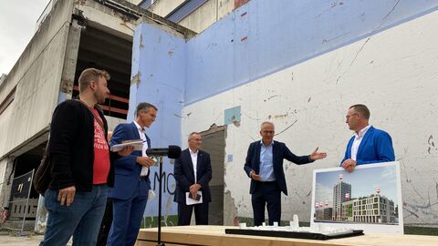 Tarek Al-Wazir auf der Sommertour in Offenbach