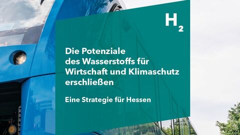 Ein mit Wasserstoff getankter und Brennstoffzelle betriebener Zug.