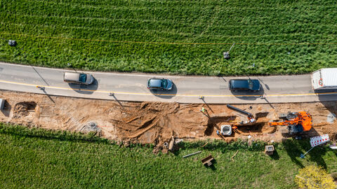 Radwegeneubau Steinbach