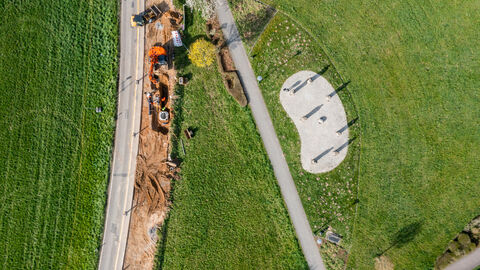 Radwegeneubau Steinbach