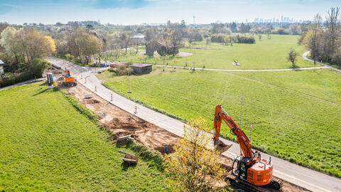 Radwegeneubau Steinbach 