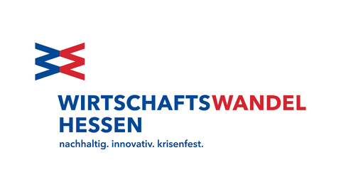 WirtschaftsWandel Hessen - nachhaltig. innovativ. krisenfest. WirtschaftsWandel Hessen - Logo