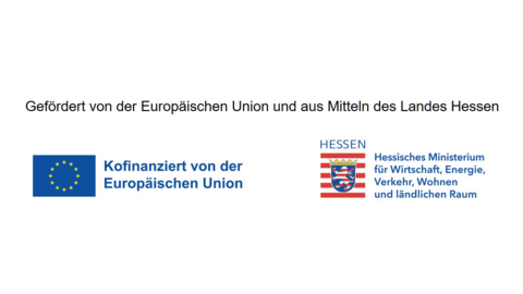 Logo der Europäischen Union und des Hessischen Wirtschaftsministeriums