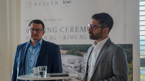 Zwei Männer im Gespräche