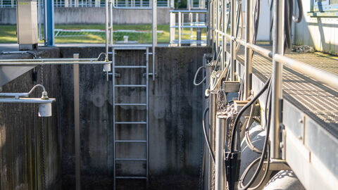 Foto einer Kläranlage