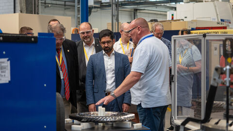 Unternehmensbesuch bei Rolls Royce