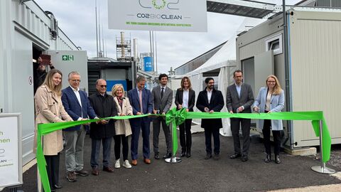 Eröffnung der Pilotanlage CO2 Bioclean Eröffnung der Pilotanlage CO2 Bioclean