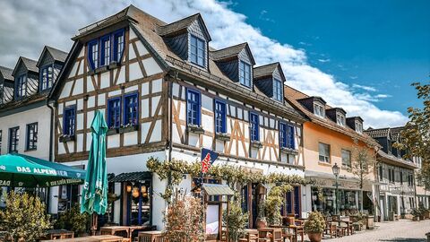 Symbolbild Innenstadt Gebäude in einer Stadt