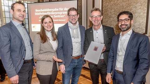 Bescheidübergabe in Lorsch