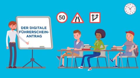 Digitaler Führerscheinantrag