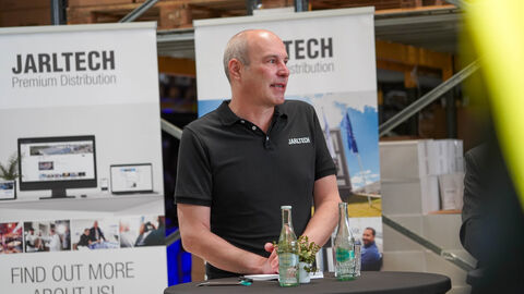 Herr Spranger vom Unternehmen Jarltech 